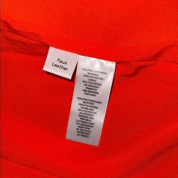 Women's Orange Double-Breasted Jacket - Picture 7 of 9